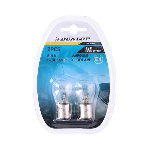 Pack 2 Bombillas 12v 21/5wat Recambio Coche Dunlop - Neoferr.. con Ofertas  en Carrefour