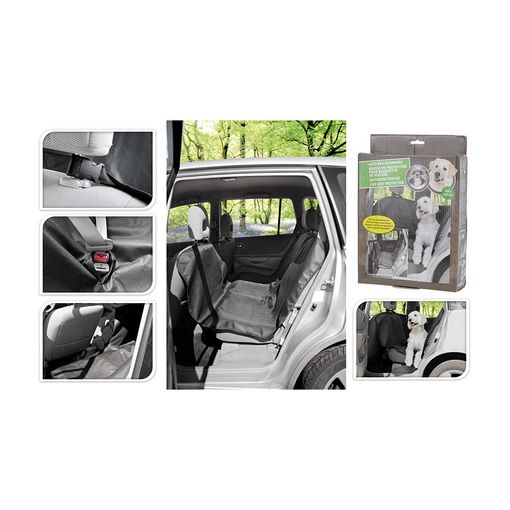 Protector Asiento Coche 135x145 Cm Negro Poliester con Ofertas en Carrefour