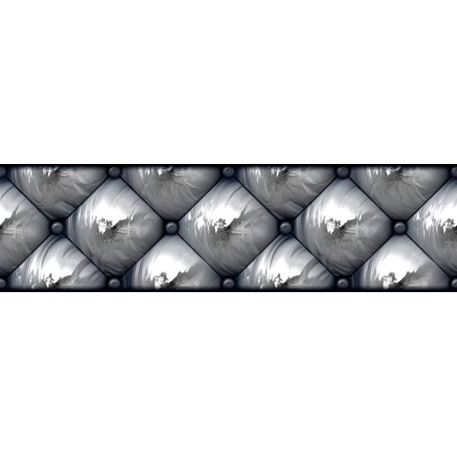 Cenefa Autoadhesiva Sanders & Sanders Capitonado Gris Plata - 600079 - 14 X 500 Cm