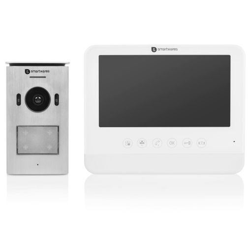 Videoportero Automático 1 Apto. Blanco 18,5x15,2x1,5 Cm Smartwares con  Ofertas en Carrefour