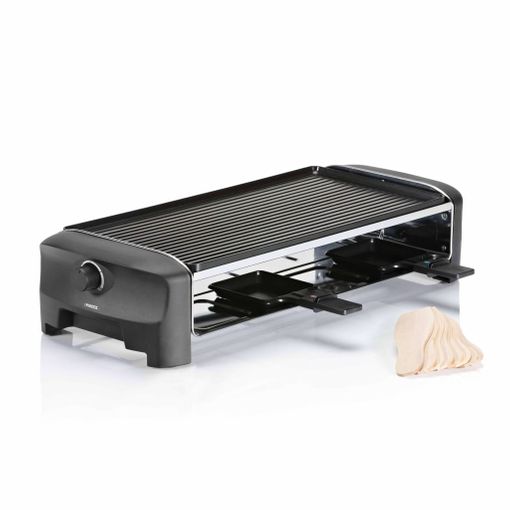 Parrilla raclette 2 personas 350w + parrilla negra/roja - agr102 - bestron 