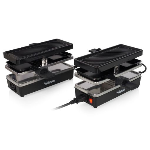 Raclette para 4 personas 800W Grill Versátil + Raclette