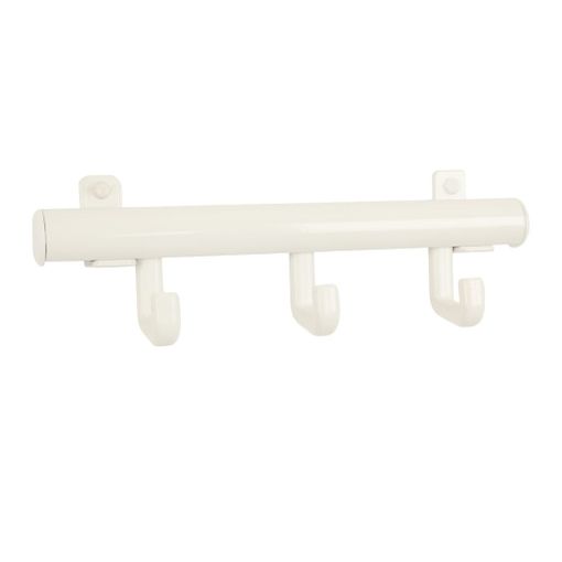 Perchero de Pared 3 Ganchos Blanco