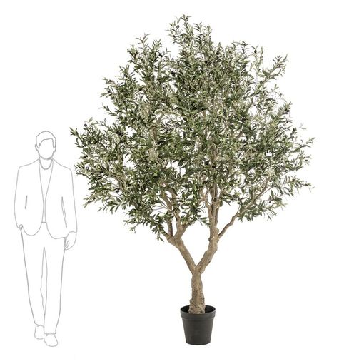 MAIA SHOP Planta Artificial, Árbol con Troncos Naturales, Ramas de