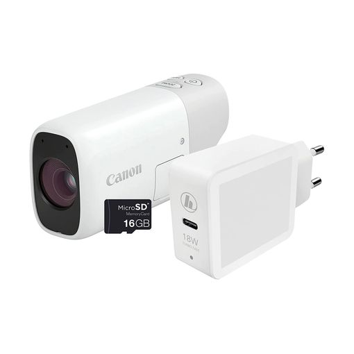 Canon Powershot Zoom Essential Kit White / Kit De Cámara Con Microsd Y  Cargador Usb-c con Ofertas en Carrefour