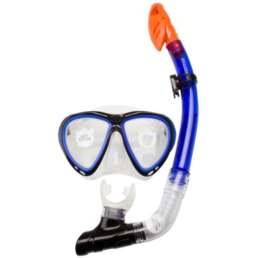 Máscara Cm Snorkel Azul  Ofertas Carrefour Online