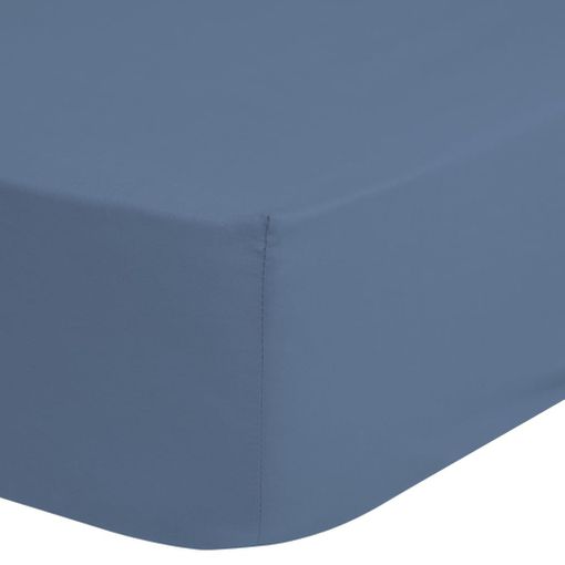 Sábana Bajera De Jersey Azul Hielo 70x140/150 Cm Good Morning con Ofertas  en Carrefour