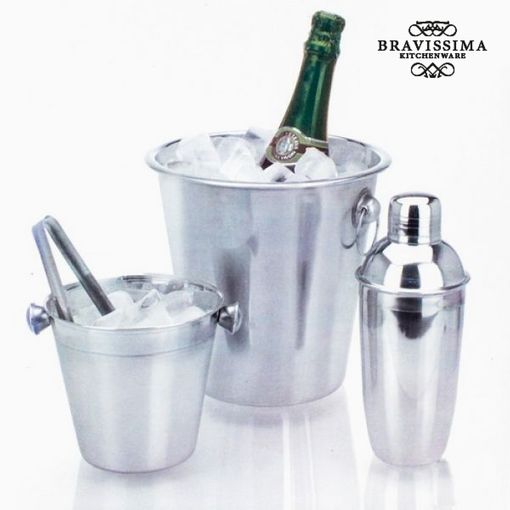 Coctelera Profesional De Acero Inoxidable 2 Vasos, Capacidad 800ml + 500ml  [gris].. con Ofertas en Carrefour