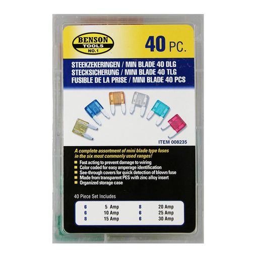 BLISTER MINI FUSIBLES SURTIDO COCHE - HERCO