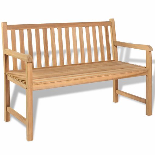 Banco De Jardãn 120 Cm Teca Vidaxl
