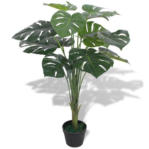 Planta Artificial Neytron Con Maceta Monstera Tree 75 Cm