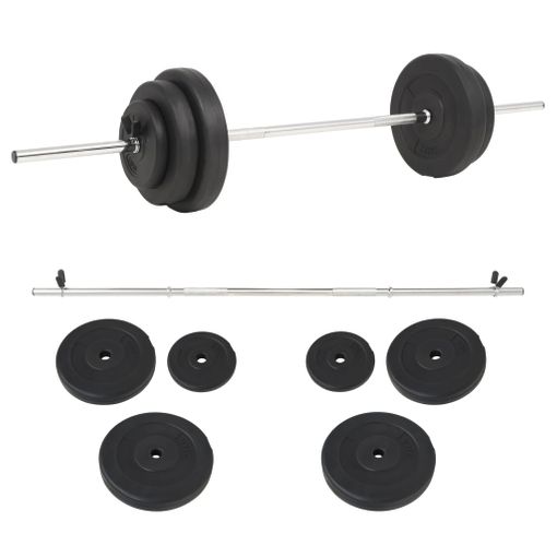 Barra Z De Musculación De Acero 120 Cm Vidaxl con Ofertas en