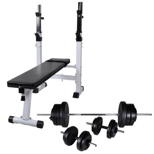 mancuernas pesas gimnasio banco de musculacion gym equipment