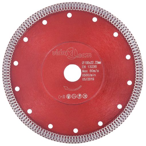 Disco De Corte De Diamante Con Agujeros Acero 125 Mm Vidaxl con Ofertas en  Carrefour