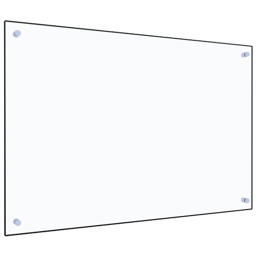 Protector salpicaduras cocina vidrio templado blanco 70x60 cm vidaXL -  Accesorios para cocinas - Los mejores precios