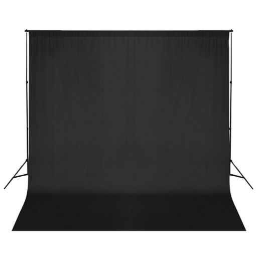 Sistema De Soporte De Telón Fondo Fotográfico 600x300 Cm Negro Vidaxl con  Ofertas en Carrefour