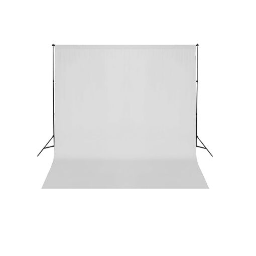 Sistema De Soporte De Telón Fondo Fotográfico 600x300 Cm Blanco Vidaxl con  Ofertas en Carrefour