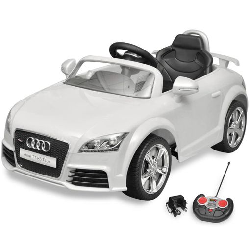 Coche De Juguete Con Mando Blanco Modelo Audi Tt Rs Vidaxl