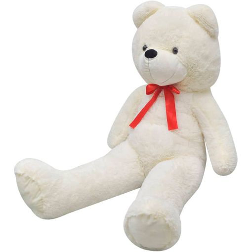 Oso De Peluche Grande Xxl Blanco 135 Cm Vidaxl con Ofertas en Carrefour