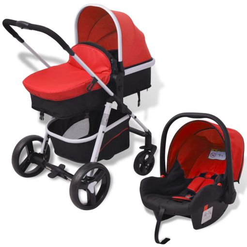 Cochecito de Bebé Plegable Silla de Paseo ​Carrito de Bebé 3 en 1