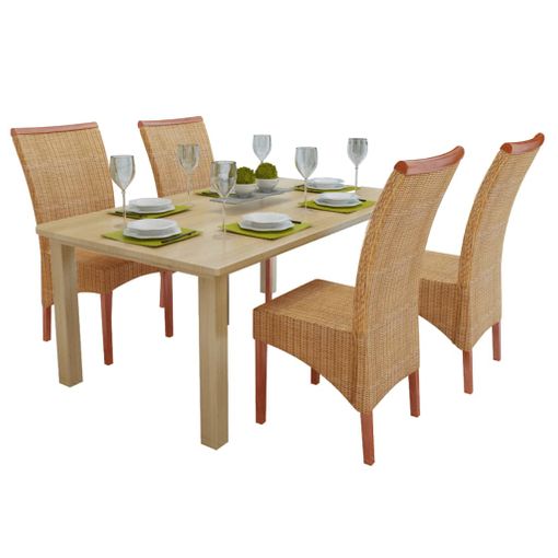 Sillas De Comedor 2 Unidades Madera Maciza De Mango Vidaxl con Ofertas en  Carrefour