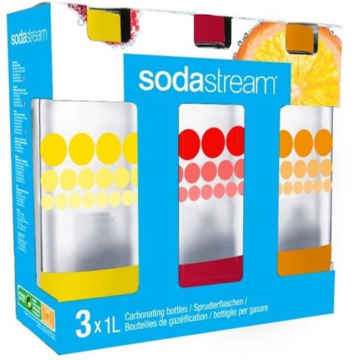 Sodastream Pack De 3 Botellas De 1l Para Carbonatadoras Modelo Aleatorio -  3000143 con Ofertas en Carrefour