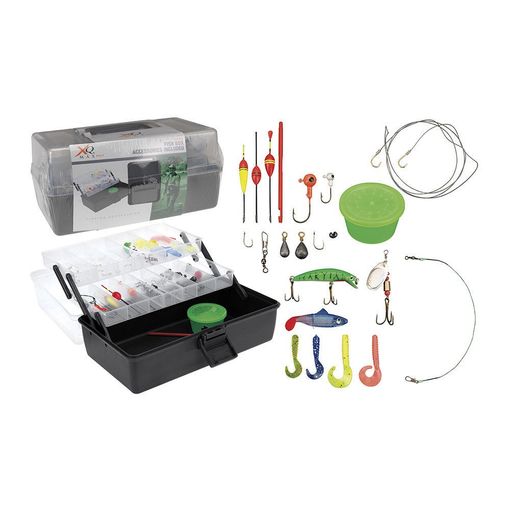 Kit Pesca Caja Armado Líneas 70 Articulos Super Completa !