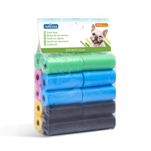 Bolsas Para Cacas De Perro 120 Rollo / 1800 Unidades 5 Colors-nobelza con  Ofertas en Carrefour