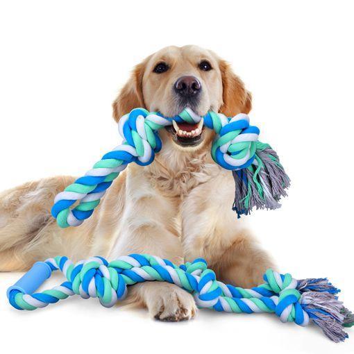 Juguetes interactivos para perros, juguetes de cuerda para perros