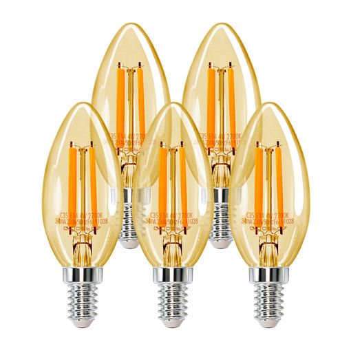 Bombilla Led E27 Vintage Retro Vintage 6w, 2200k, 5 Unidades, Aigostar con  Ofertas en Carrefour