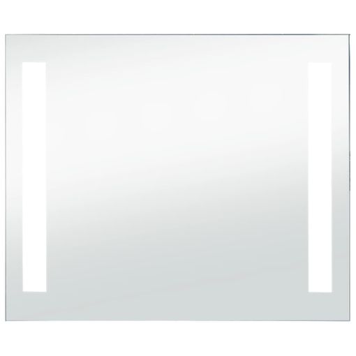 vidaXL Espejo de pared de baño con LED 60x80 cm