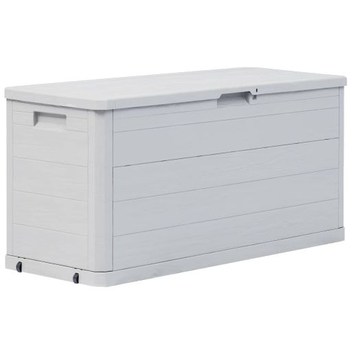 Vidaxl - Caja de almacenamiento de jardín Gris 117x45x56 cm