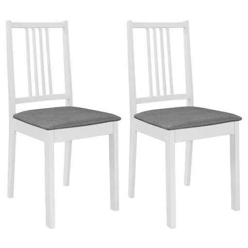 Cojines de silla para sillas de comedor, 6 unidades, cojines de asiento  para sillas de cocina, cojines para sillas de comedor, cojines de silla de