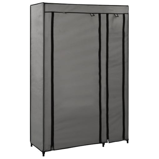 Armario De Tela Compartimentos Y Varillas Negro 45x150x176 Cm Vidaxl con  Ofertas en Carrefour