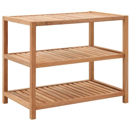 Estantería De Baño 4 Niveles Madera Teca Maciza 42x42x165 Cm Vidaxl con  Ofertas en Carrefour