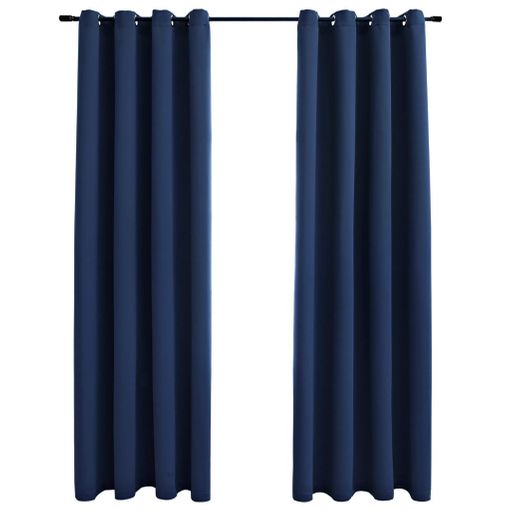 Cortinas Opacas, Blackout, Térmicas Aislantes Del Frio Y Del Calor (azul) -  Home Mercury con Ofertas en Carrefour