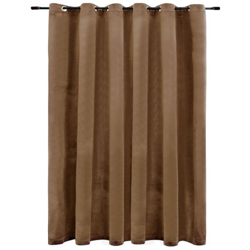 Cortinas Opacas, Blackout, Térmicas Aislantes Del Frio Y Del Calor (marrón)  - Home Mercury con Ofertas en Carrefour