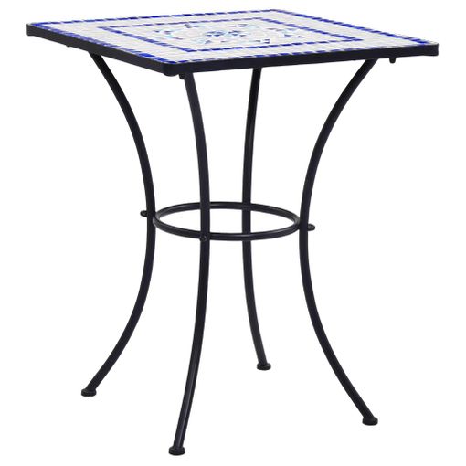 Mesa De Bistro Terraza Mosaico Azul Y Blanco 60 Cm Vidaxl con Ofertas en  Carrefour