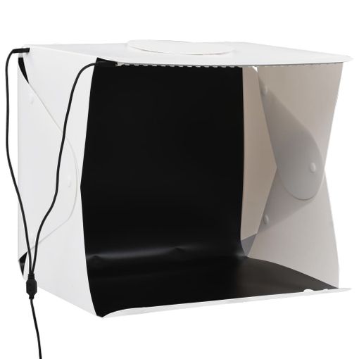 Caja De Luz Estudio Fotografía Plegable Led Blanco 40x34x37 Cm Vidaxl con  Ofertas en Carrefour