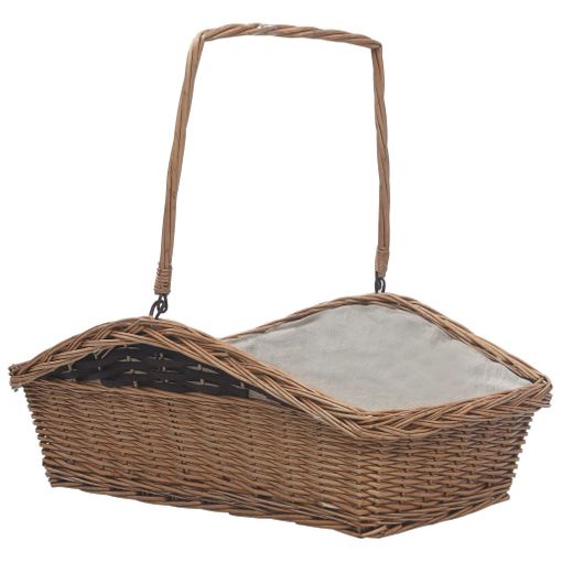 Cesta Para Leña Con Asas De Transporte Sauce Natural 58x42x29cm Vidaxl con  Ofertas en Carrefour