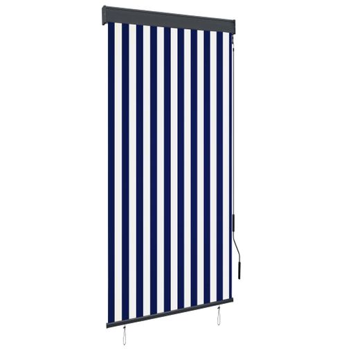 Estor Enrollable De Exterior Azul Y Blanco 100x250 Cm Vidaxl con Ofertas en  Carrefour