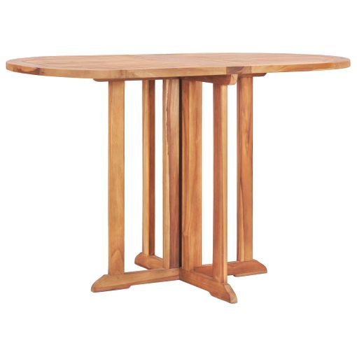 Mesa Plegable De Jardín De Madera Maciza De Acacia 120x70x74 Cm Vidaxl con  Ofertas en Carrefour