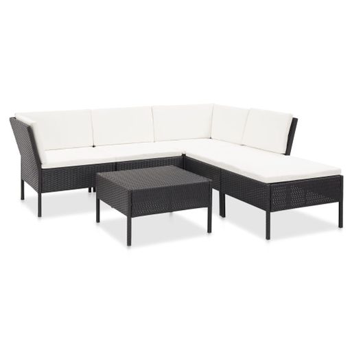 Conjunto Muebles Terraza Sillones, Sofá Y Mesita Ratán Aktive con Ofertas  en Carrefour