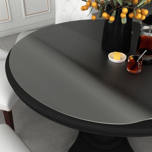 KINLO Protector de mesa transparente, 2 mm, protector de mesa brillante,  resistente al agua, lavable (120 x 80 cm) : : Hogar y cocina