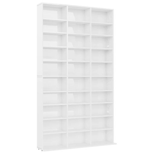 Estante De Pared Madera Contrachapada Blanco Brillo 100x18x53cm Vidaxl con  Ofertas en Carrefour