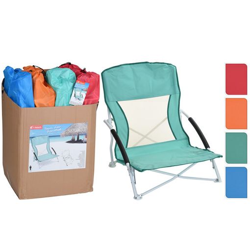 Silla Playa Aluminio Con Bolsillo Isotermico Y Correas Tipo Mochila -  Neoferr con Ofertas en Carrefour