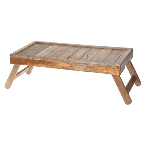 Primematik - Bandeja Con Patas Plegables 60 X 70 X 40 Cm Para Exterior De  Madera De Teca Certificada Kz11300 con Ofertas en Carrefour