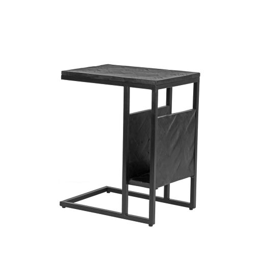 Mesa De Ordenador Portátil Para Cama/sofá 60x40 Cm Negro Ml-design