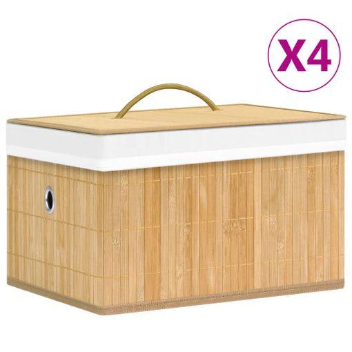 Caja de Bambú 4 Accesorios - TuMarca