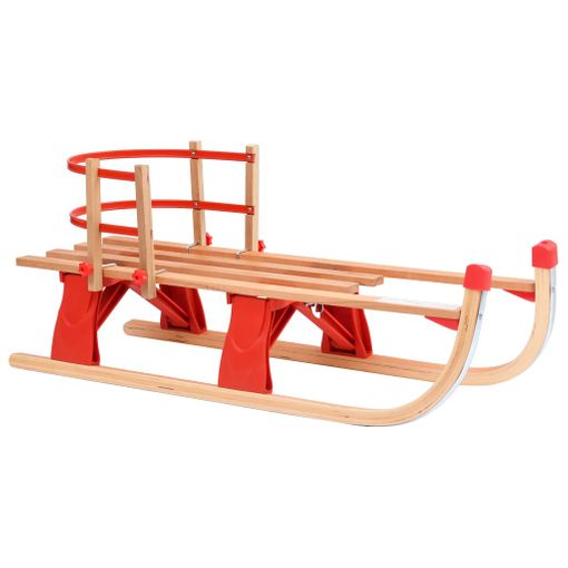 Trineo De Nieve Plegable Con Respaldo Madera 119 Cm con Ofertas en  Carrefour